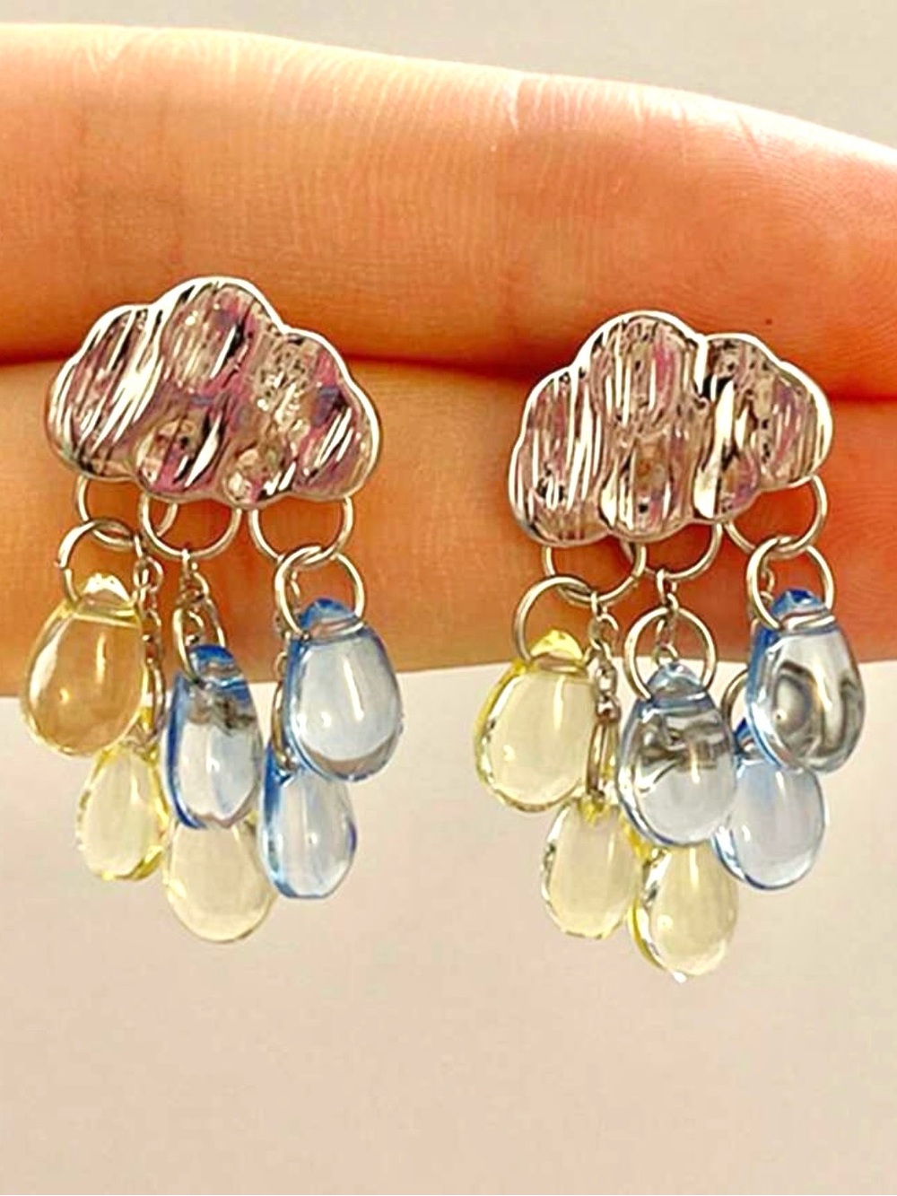 Cloud and Rain Earrings